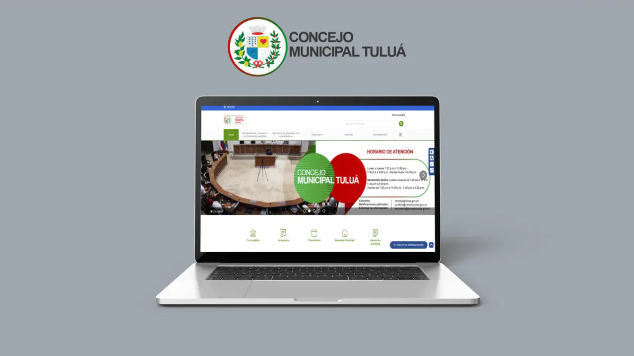 Rediseño web municipal | Concejo Municipal de Tuluá