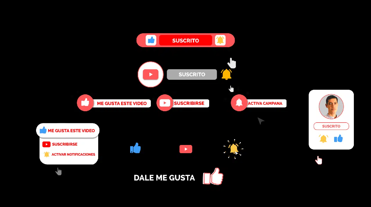 Eleva tu presencia en YouTube con una plantilla de suscripción Dinámica - ¡Descarga Gratis!