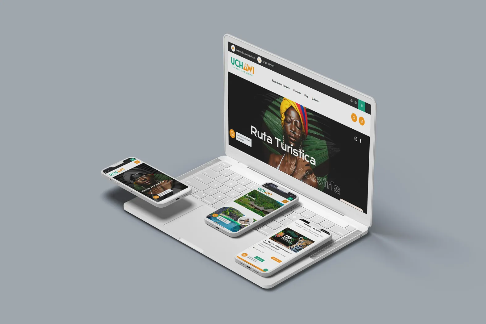 Diseño Web para Uchawi Travel