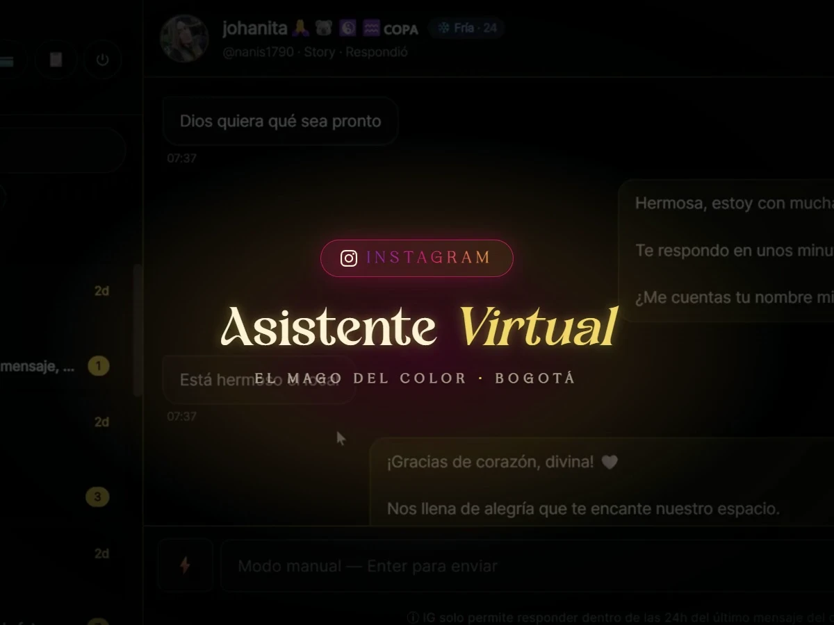 Luna · Asistente Virtual de Instagram + Vision