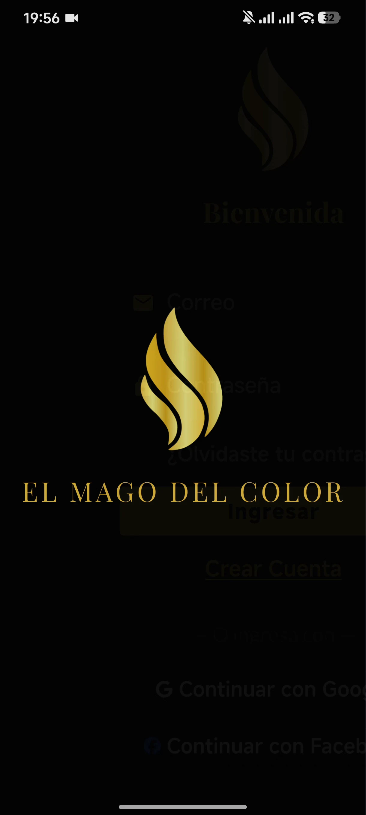 Pantalla de bienvenida â€” Mago del Color